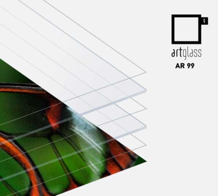 Artglass AR99, UV 100%, 100x160 cm, 4 skivor/paket - Bild 2